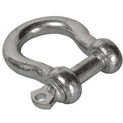 Bow Shackle HD Galvanised 8mm L32mm with 16-22mm gap 8mm pin